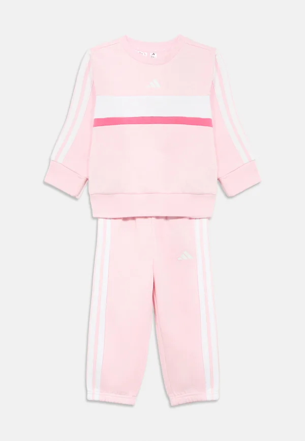SEASONAL ESSENTIALS TIBERIO CREW INFANT UNISEX SET - Jogginghose - clear pink/pink fusion/white