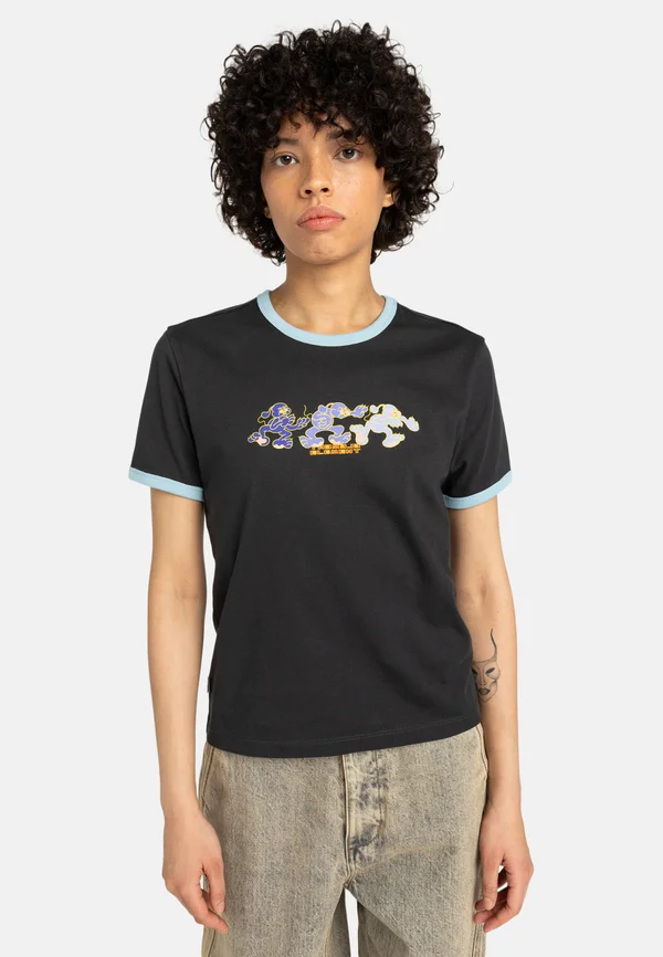 SECOND NATURE RINGER  - T-Shirt print - black