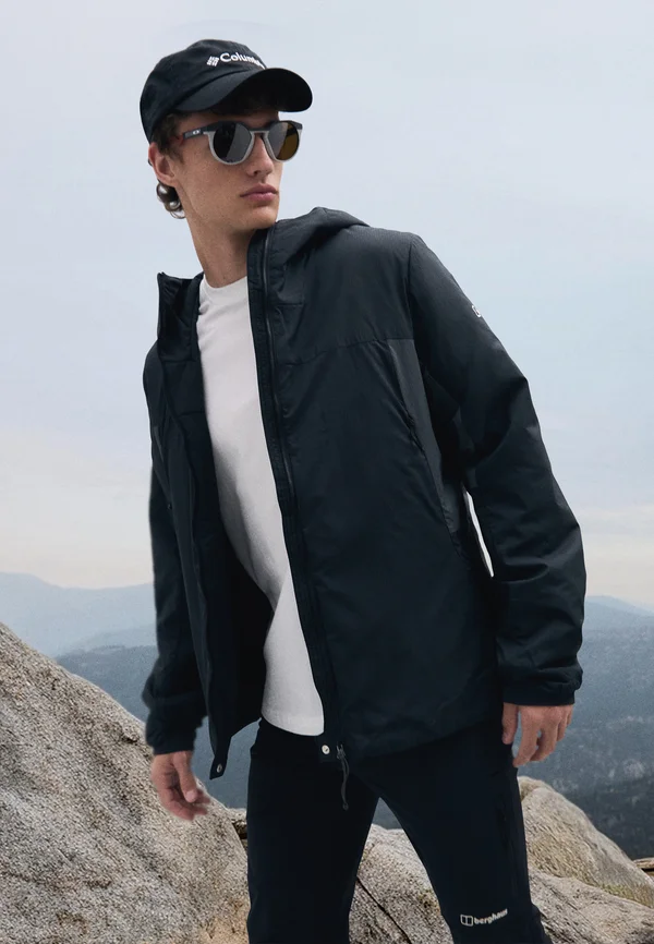SEEKER HOODY - Outdoorjacke - jet black/grey