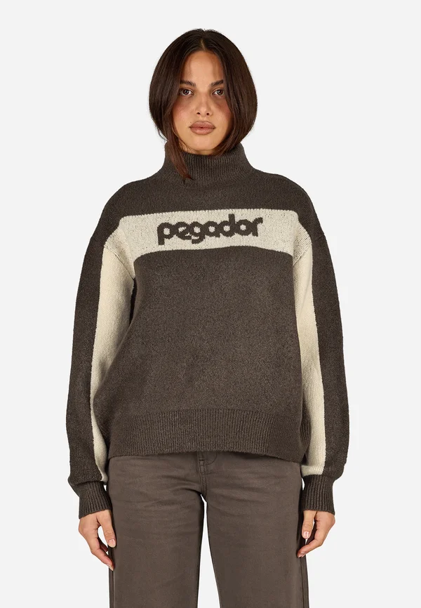 SEGOVIA TURTLENECK  - Strickpullover - walnut brown