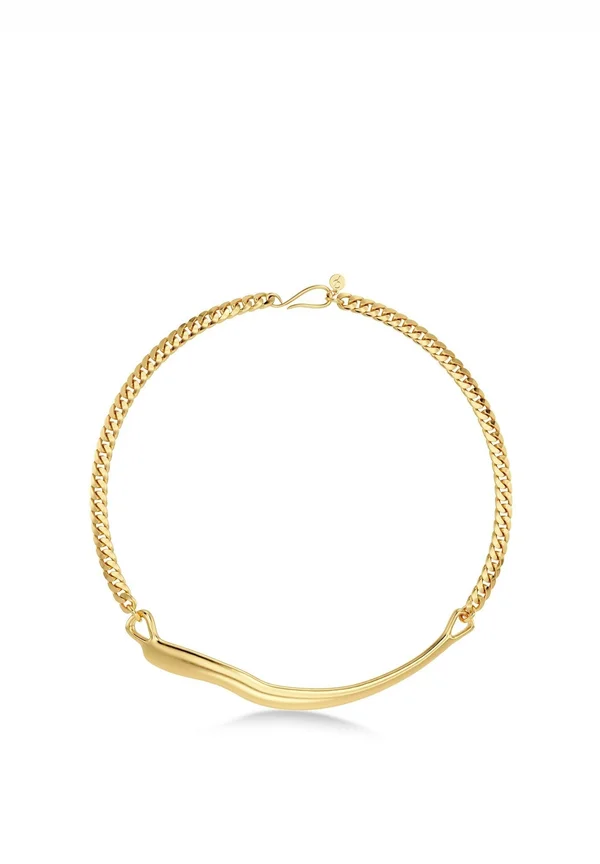 SELENA CURB CHAIN - Halskette - gold-coloured