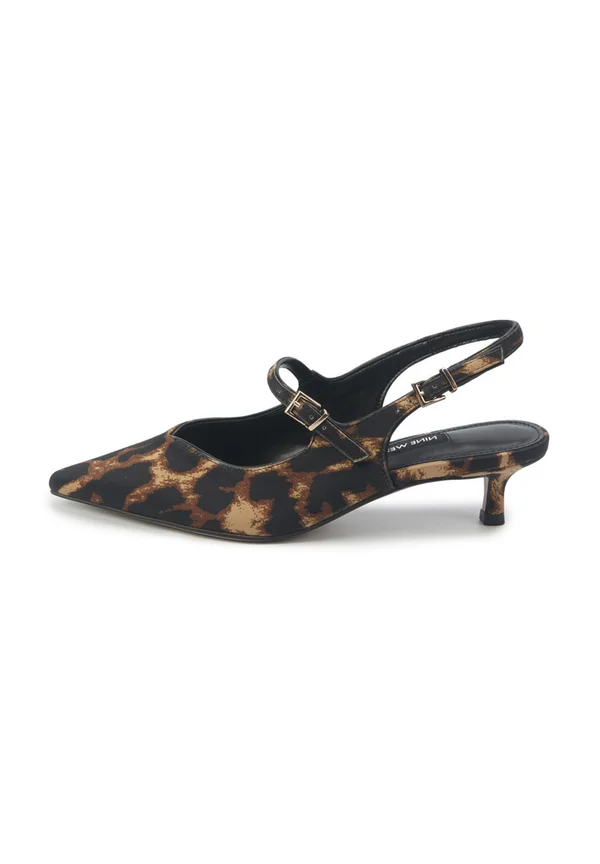 SELENDA LEOPARD - Pumps - brown/black