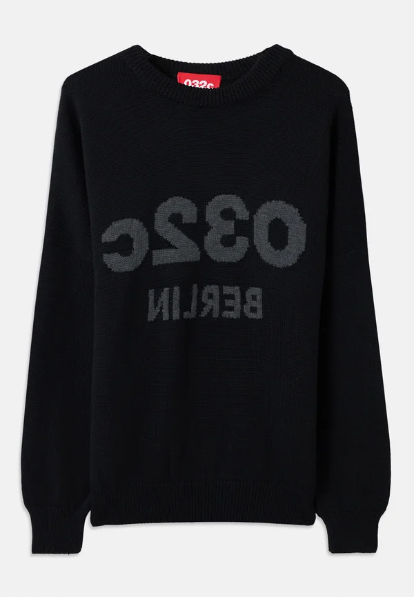 SELFIE SWEATER UNISEX - Strickpullover - black