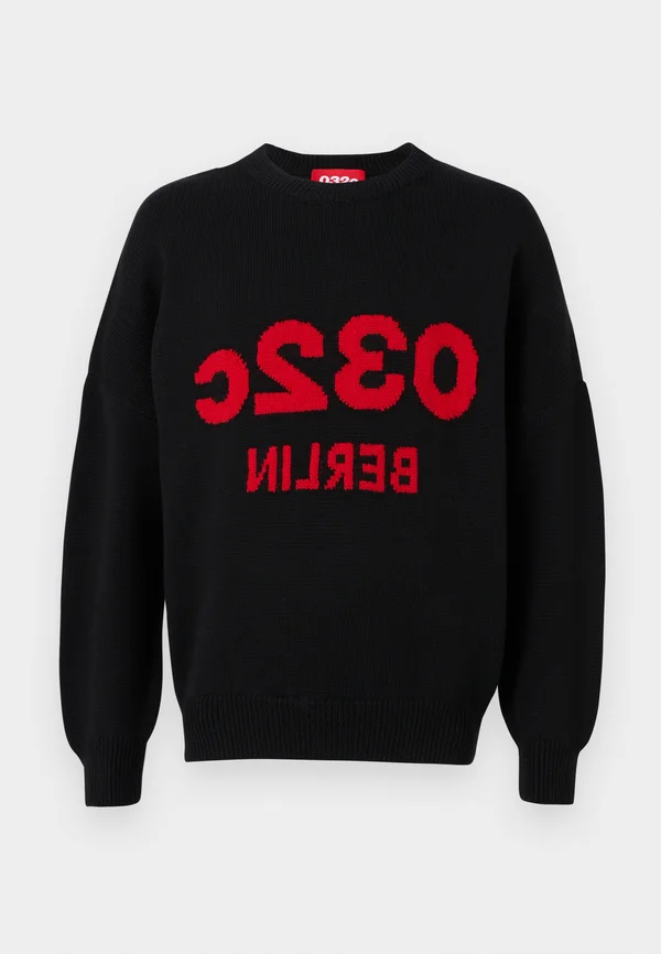 SELFIE SWEATER UNISEX - Strickpullover - black