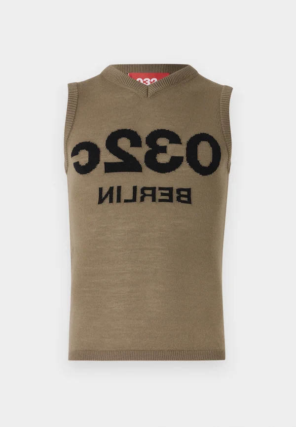 SELFIE TANK UNISEX - Strickpullover - sepia grey