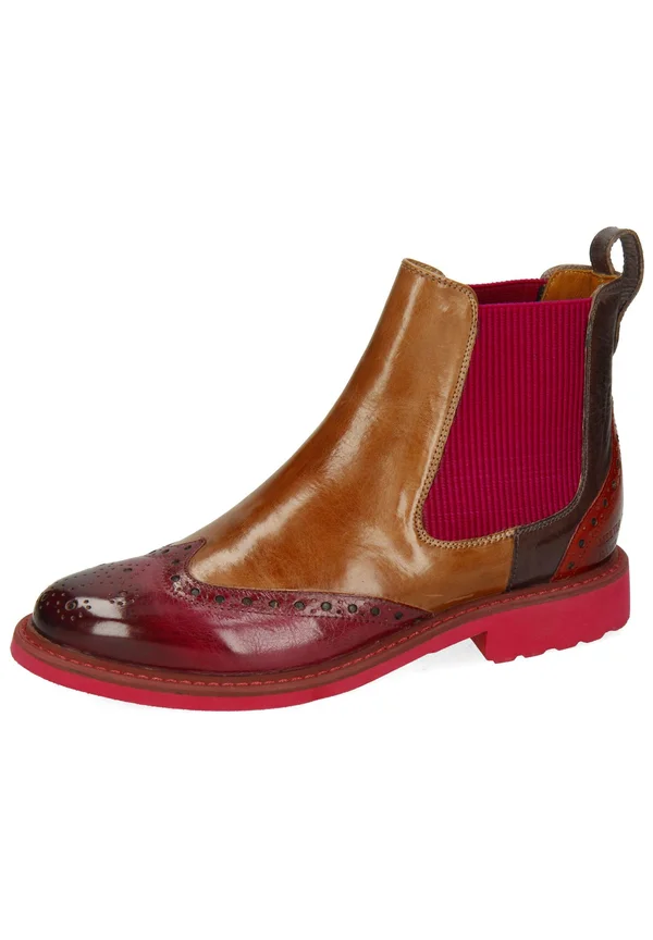 SELINA 29 - Stiefelette - crust purple fig crust tortora crust lava rock crust arnet elastic ribbed