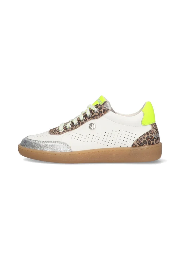 SELMA SHINE - Sneaker low - wit zilver geel print