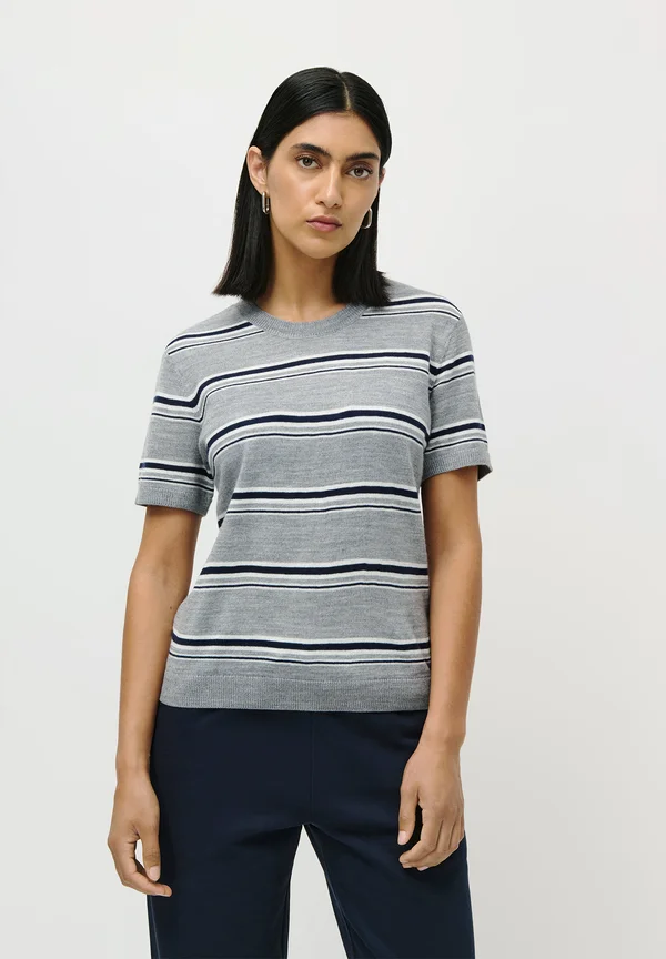 SELMA - Strickpullover - grey melange