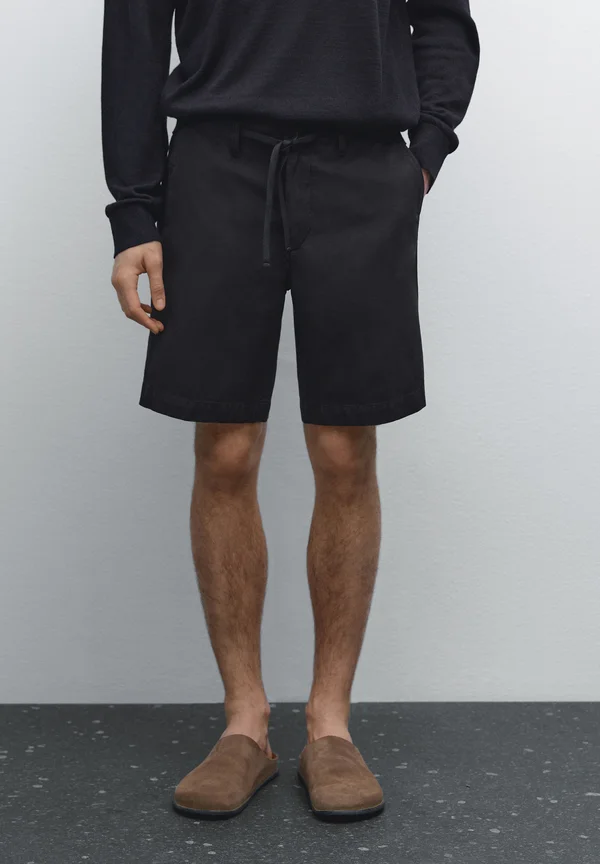 SEMI JOGGER BERMUDA - Shorts - dark blue