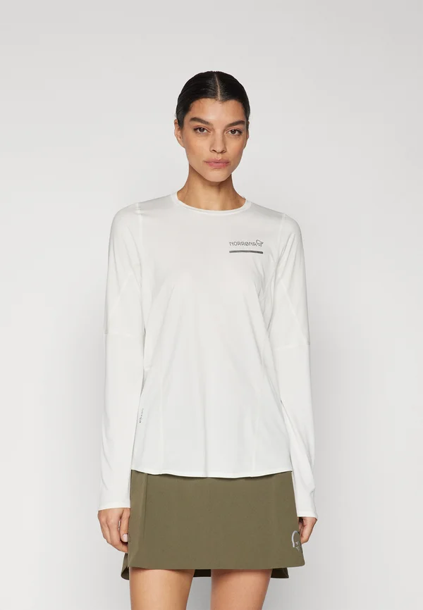 SENJA EQUALISER LIGHTWEIGHT LONG SLEEVE - Langarmshirt - snow white