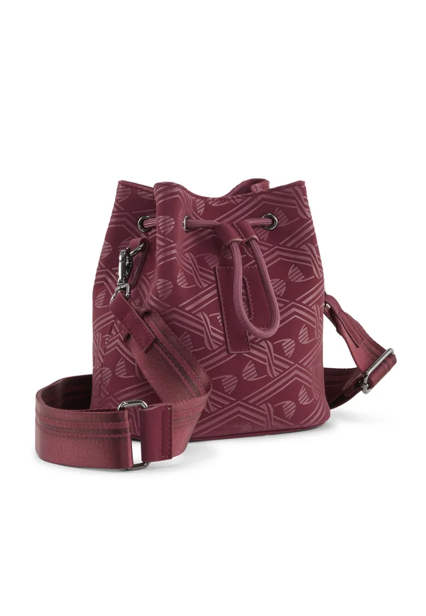 SENSE 1,5 L KLEINE BUCKET - Umhängetasche - ruby shimmer graphic