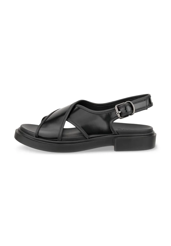 SEOUL - Riemensandalette - black