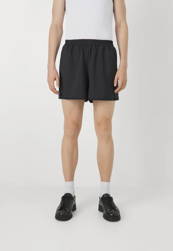 SEQUINNED TECH UNISEX - Shorts - black