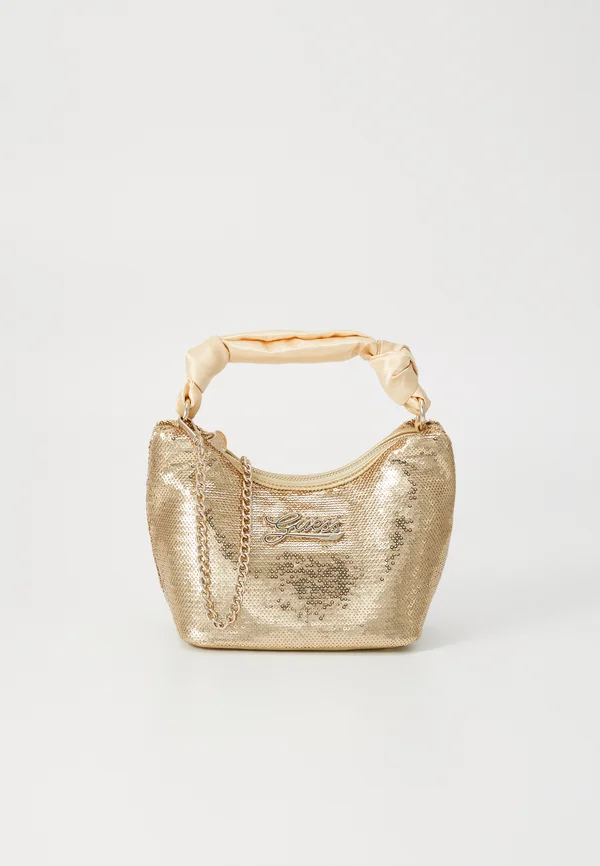 SEQUINS HOBO MINIBAG UNISEX - Handtasche - light gold-coloured