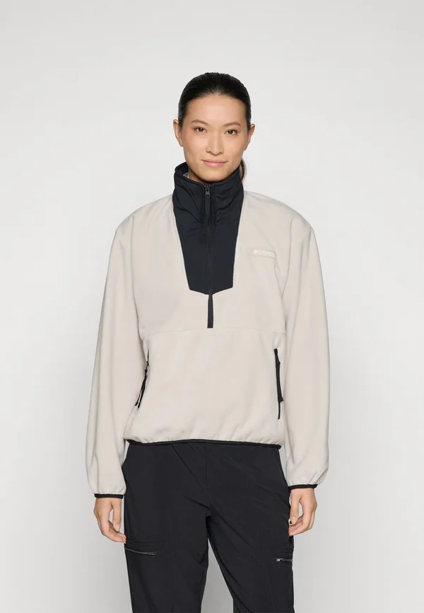 SEQUOIA GROVE™ 1/2 ZIP  - Fleecepullover - dark stone/black