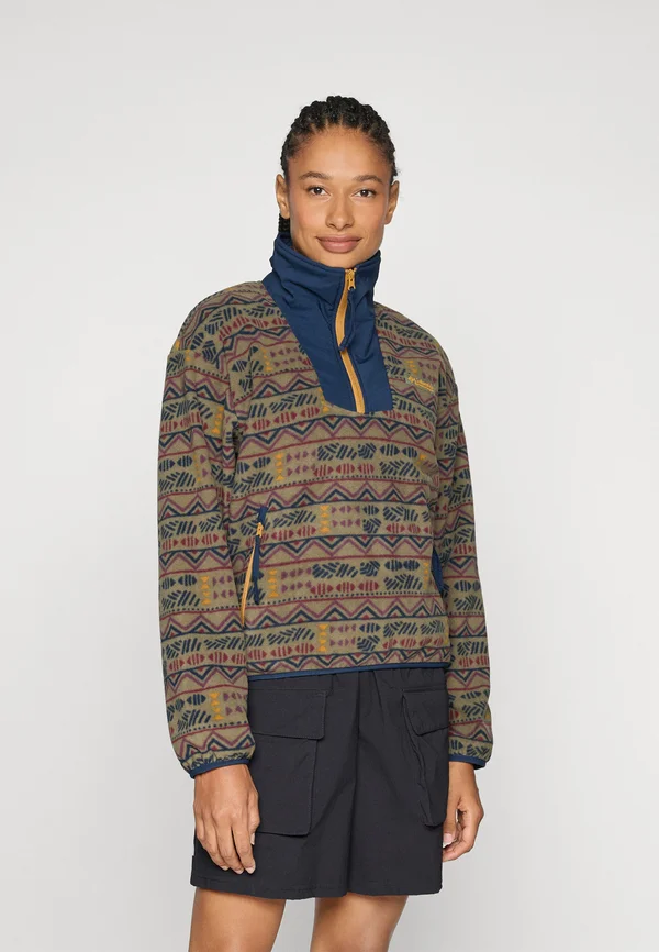SEQUOIA GROVE™ HALF ZIP - Fleecepullover - stone green horizons