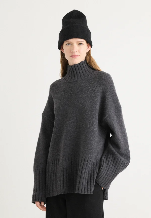 SERENA JUMPER - Strickpullover - charcoal