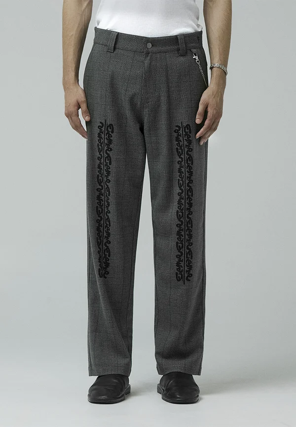 SERPENT - Stoffhose - black