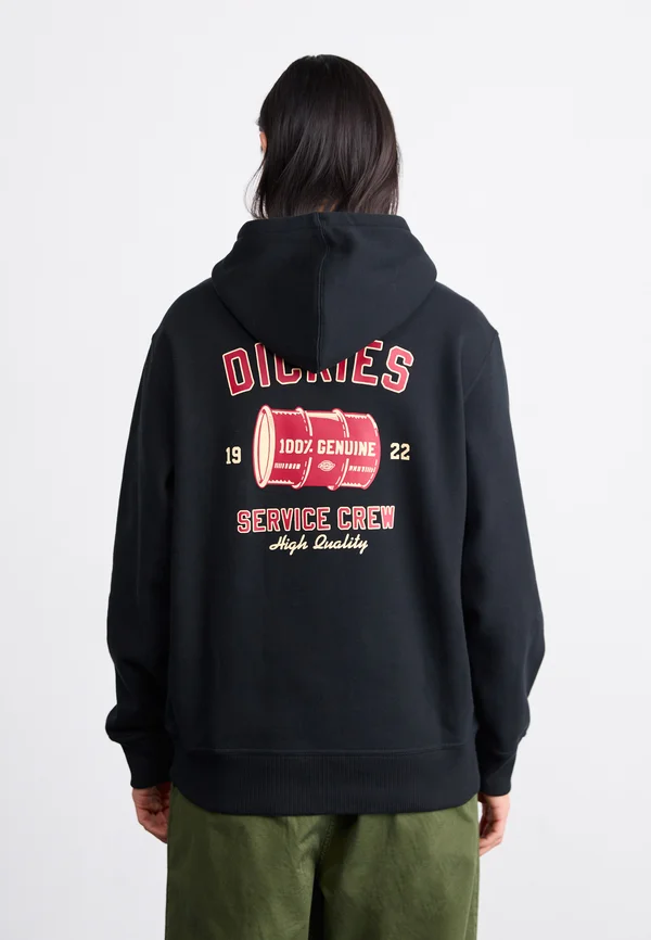 SERVICE CREW HOODIE - Kapuzenpullover - black