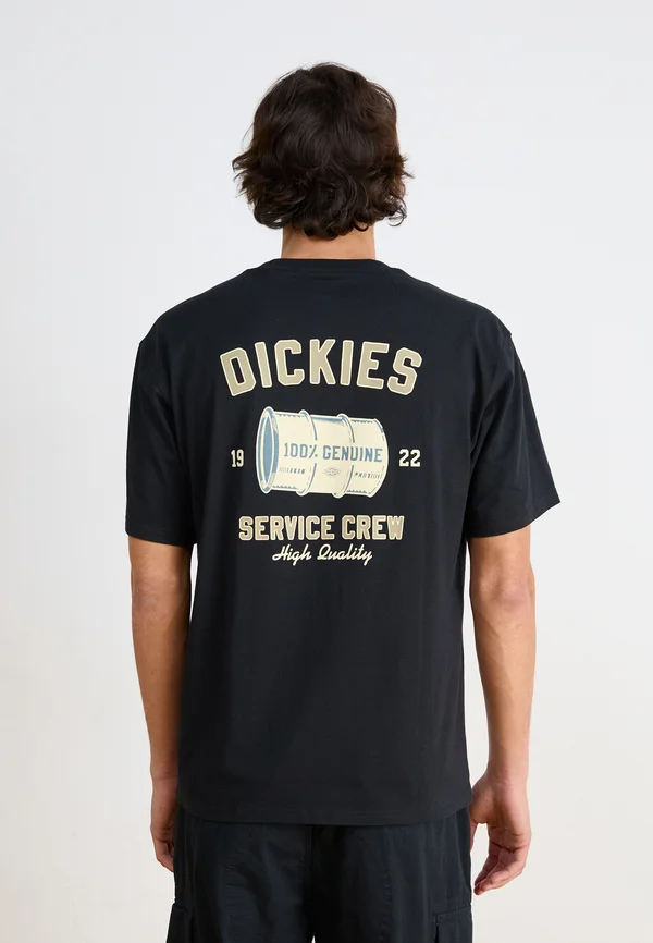 SERVICE CREW TEE - T-Shirt print - black