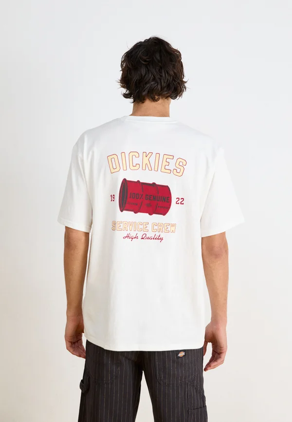 SERVICE CREW TEE - T-Shirt print - white