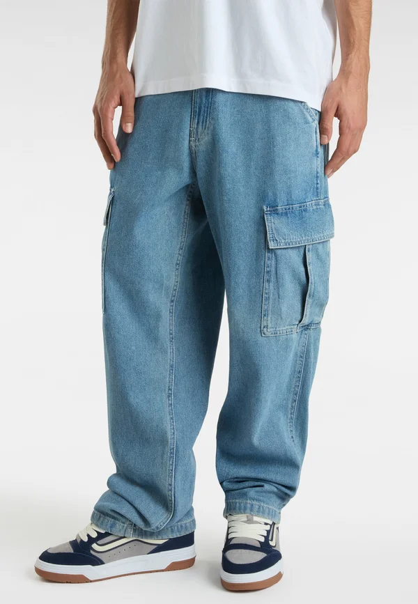 SERVICE  - Jeans Straight Leg - stonewash blue