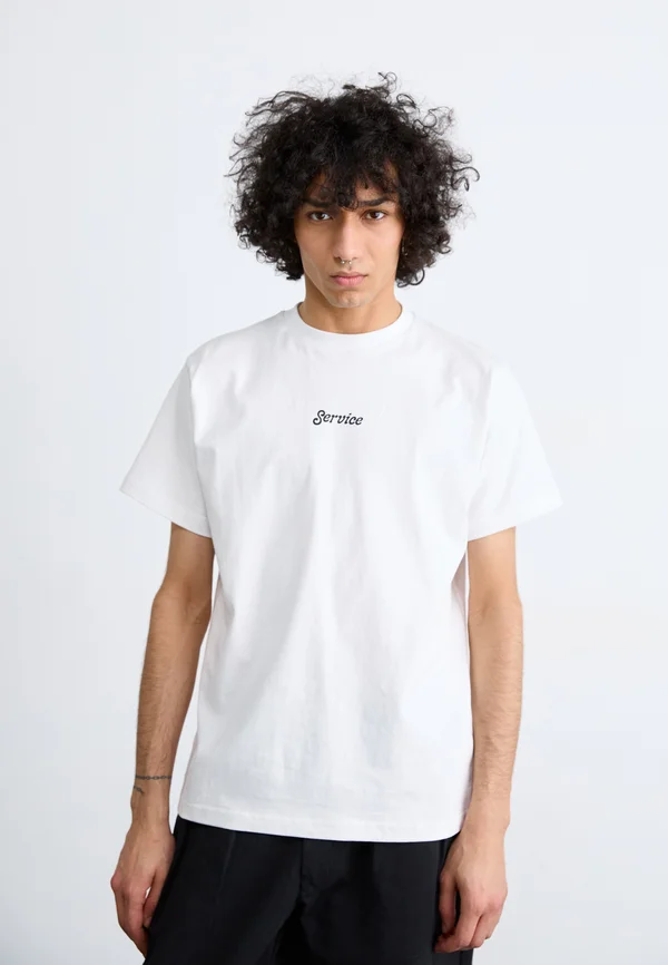 SERVICE LOGO TEE - T-Shirt basic - white