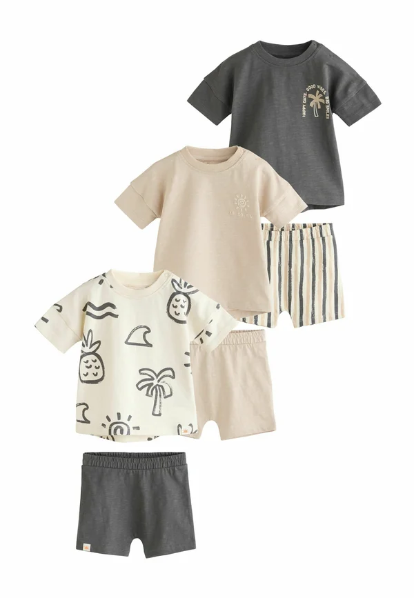 SET 3 PACK - T-Shirt print - mono palm