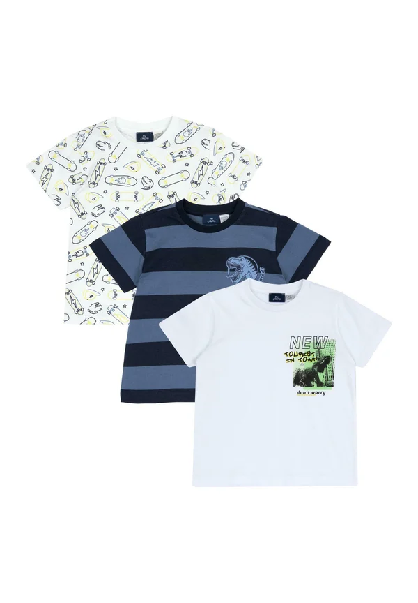 SET 3 PIECES  - T-Shirt print - white