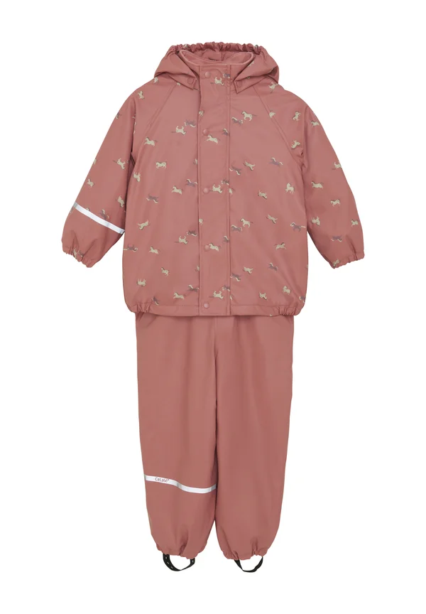 SET - ALL OVER - Regenhose - brick dust