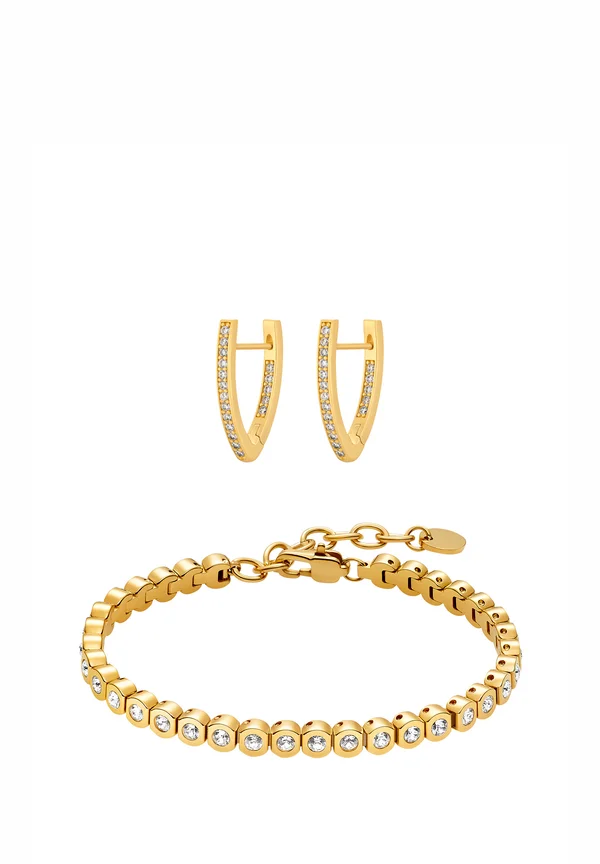 SET AMILLA - Ohrringe - goldfarbend