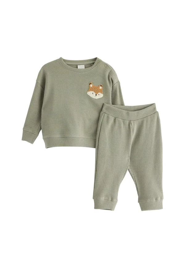 SET -AND JOGGERS - Strickpullover - light dusty green
