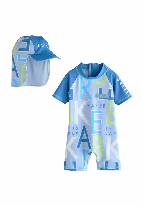 SET - Badeanzug - blue