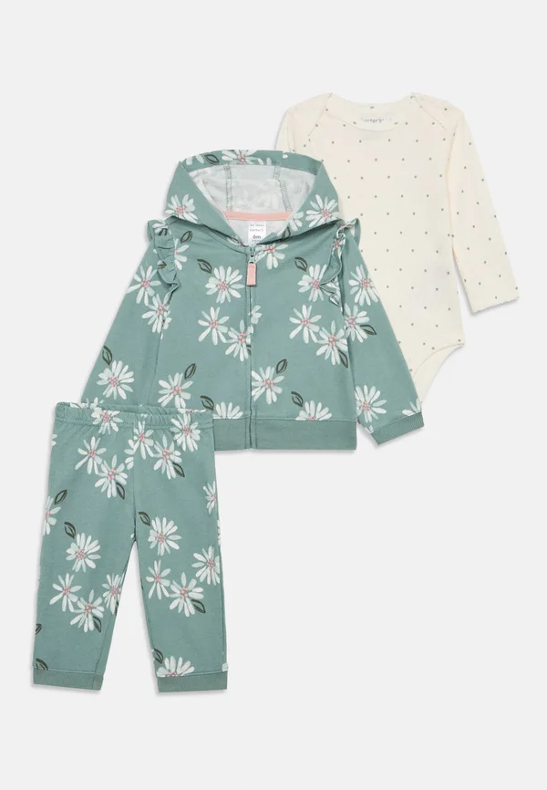 SET - Body - green/off-white