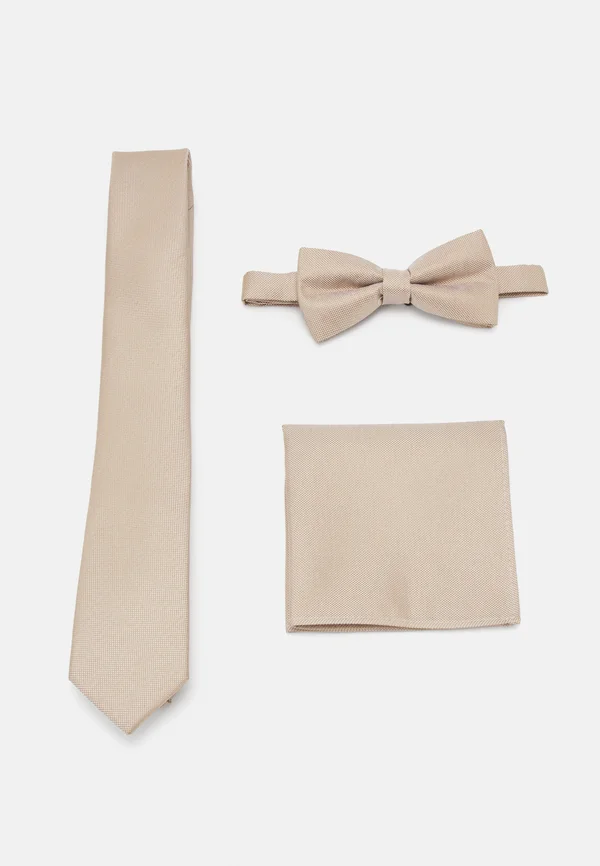SET - Einstecktuch - beige
