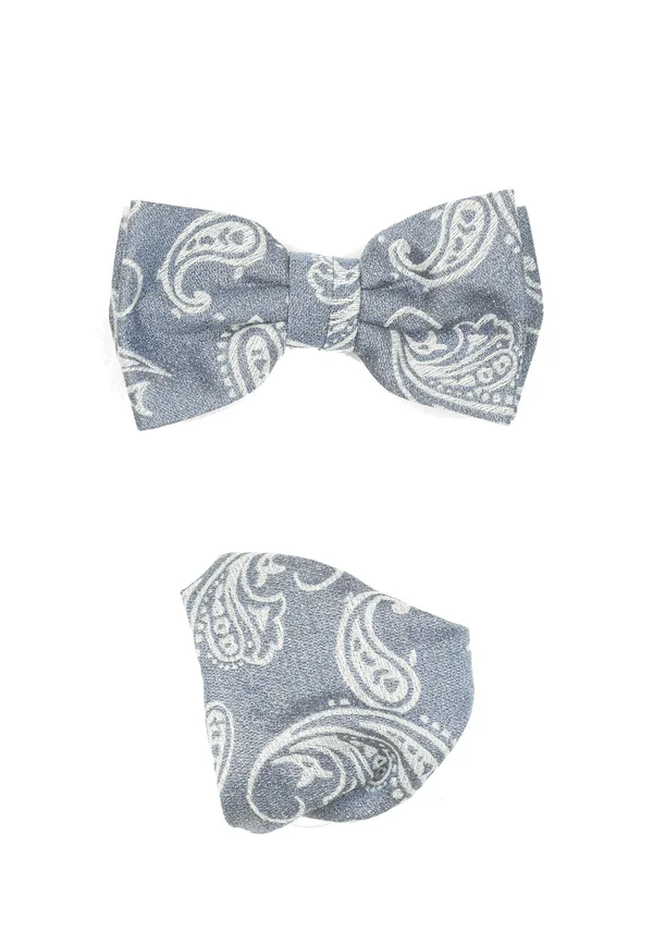 SET  - Einstecktuch - blau