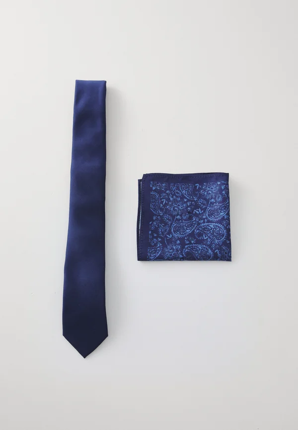 SET - Einstecktuch - dark blue