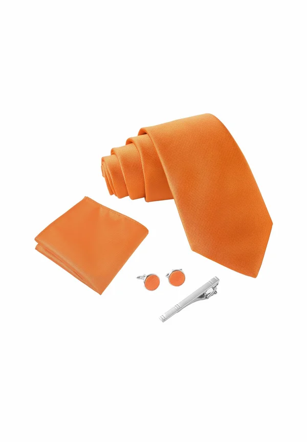 SET - Einstecktuch - orange