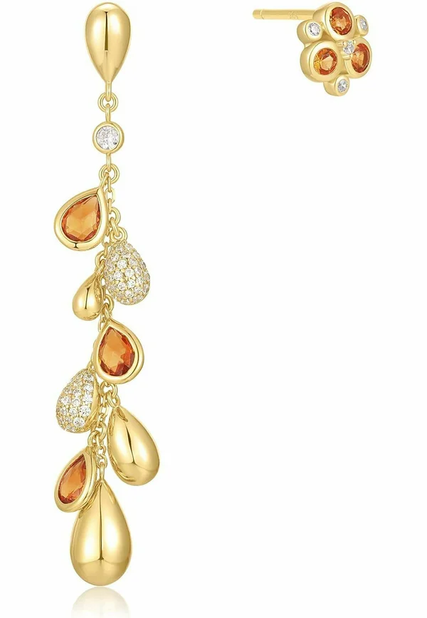 SET - Einzelner Ohrring - gold-coloured