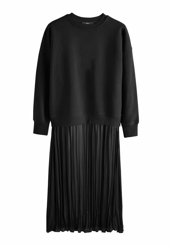 SET - Faltenrock - black