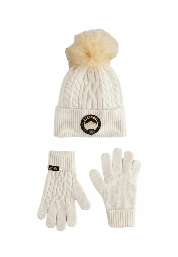 SET - Fingerhandschuh - cream