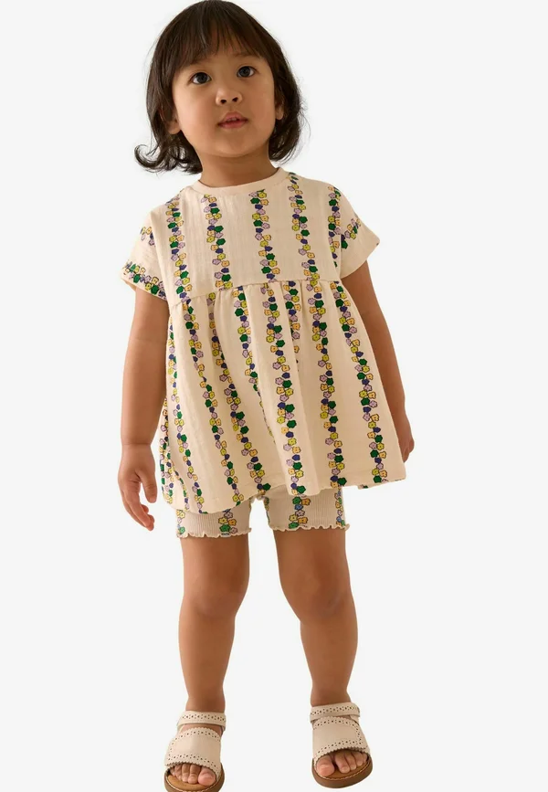 SET - Freizeitkleid - cream flowers