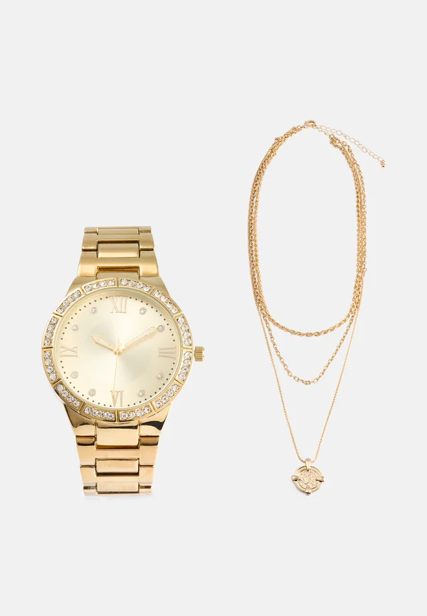 SET - Halskette - gold-coloured