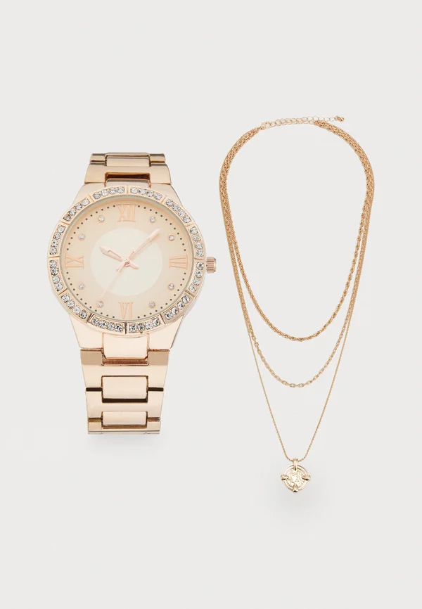 SET - Halskette - rose gold-coloured
