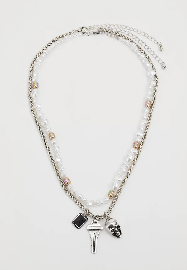 SET - Halskette - silver-coloured