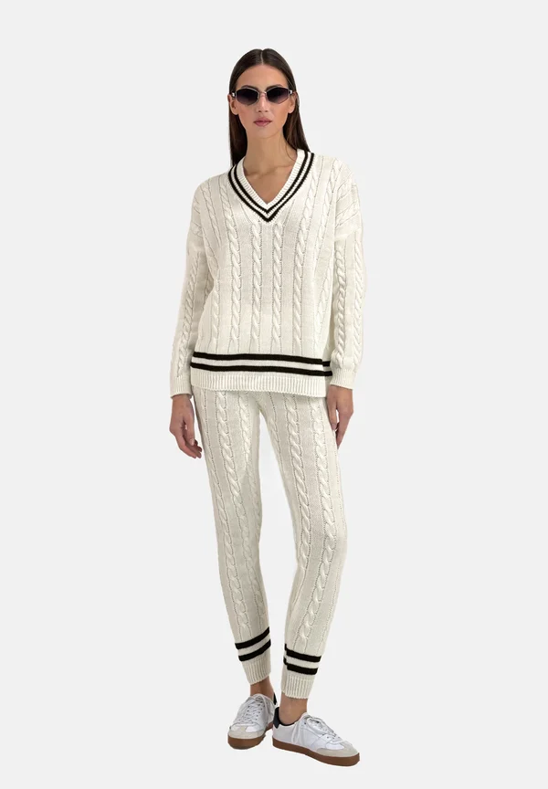 SET - Jogginghose - beige