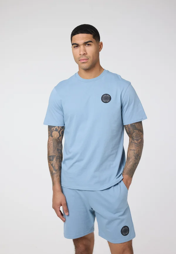 SET - Jogginghose - grey blue