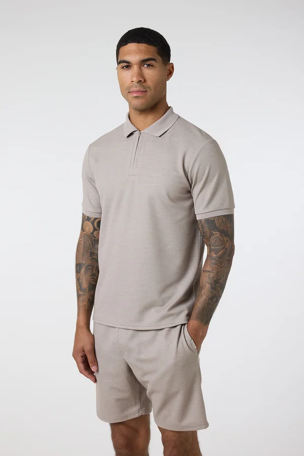 SET - Jogginghose - stone