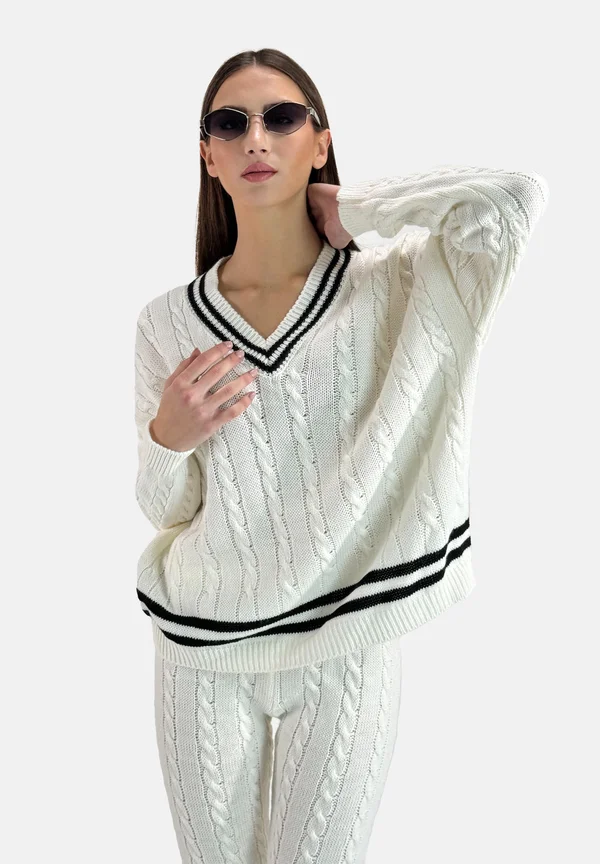 SET - Jogginghose - weiß