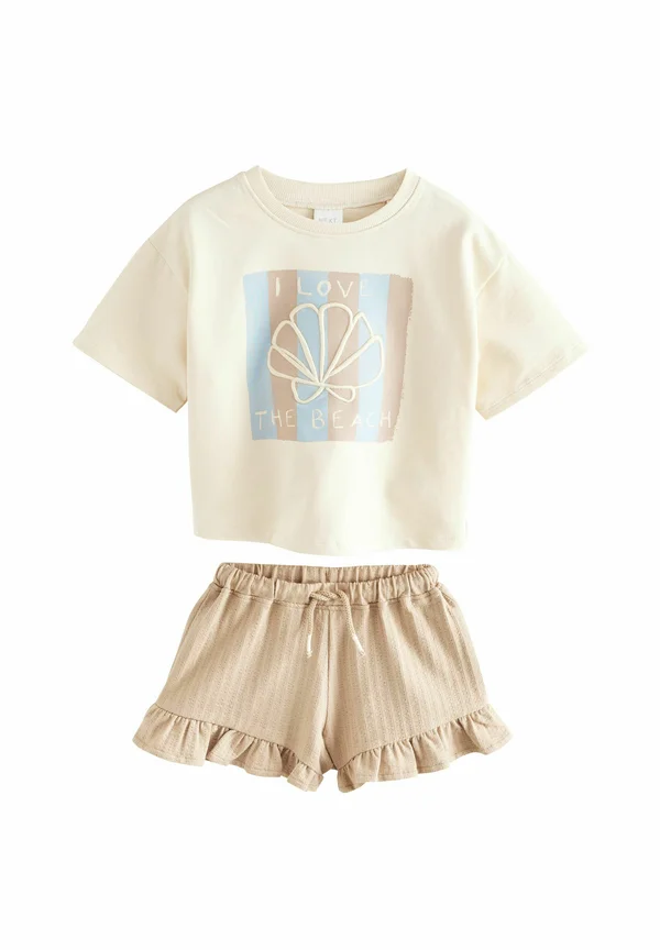 SET - Langarmshirt - cream shell